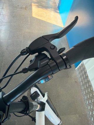 Bicicleta Eléctrica Plegable Blanca hitway bk 5s