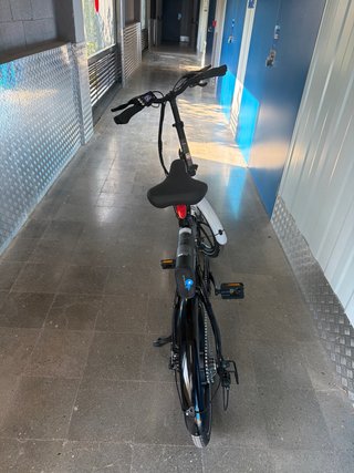 Bicicleta Eléctrica Plegable Blanca hitway bk 5s