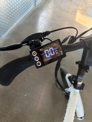 Bicicleta Eléctrica Plegable Blanca hitway bk 5s