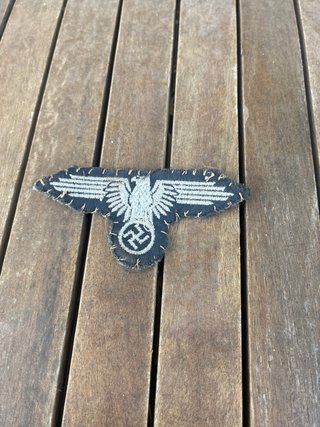Águila alemana SS  para uniforme muy  antigua