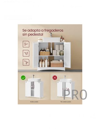 Aramario de Lavabo, Armario Debajo de Lavabo,