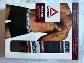 2 Bóxers Reebok Hombre Talla XL
