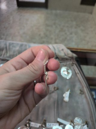 Cruz Virgen del Rocío Plata 925