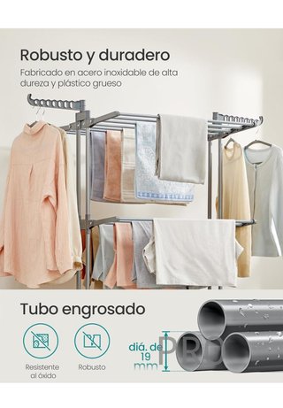 Tendedero Plegable de 4 Niveles