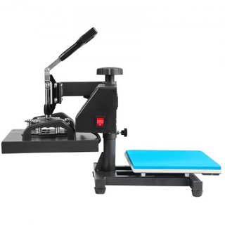 Macchina da stampa a caldo, 10x12 pollici / 25x30 cm, stampante per trasferimento sublimatico 2IN1 Clamshell con rivestimento in teflon, controllo digitale della temperatura preciso, Powerpress per camicie...