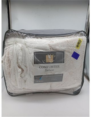 Burrito Blanco | Colcha edredón Invierno con Borreguillo | Cama de 150cm. (+Medidas Disponibles) | Diseño 441 | Color Crudo (250