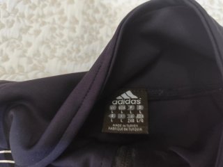 Chaqueta Adidas Vintage Talla L Azul/Naranja