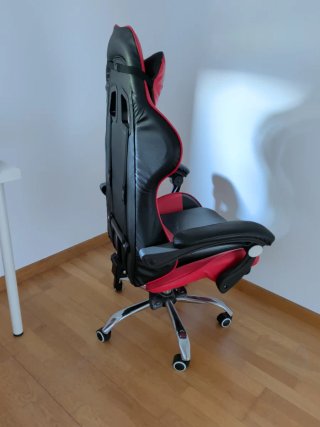 Silla Gaming Roja y Negra