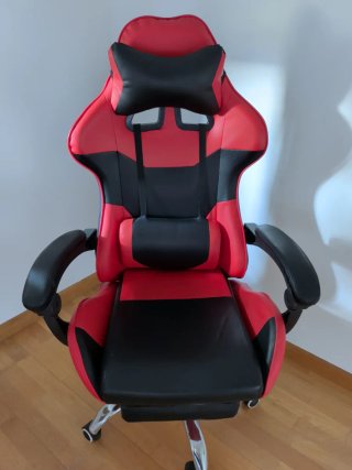 Silla Gaming Roja y Negra
