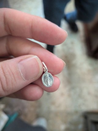Mini Medalla Milagrosa Plata
