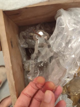 Cristales para lámpara antigua