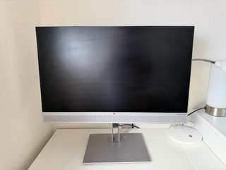 Monitor HP E243M Plata y Negro