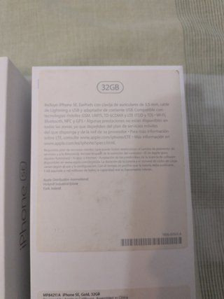 iPhone SE 32GB Oro/Plata