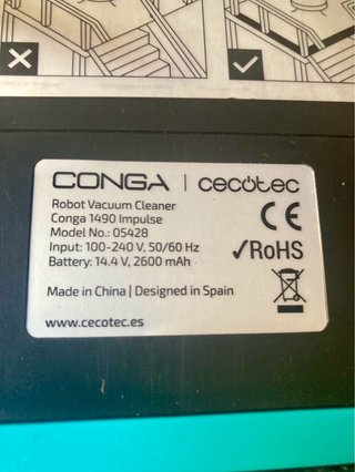 Robot Aspirador Cecotec Conga 1490 Impulse