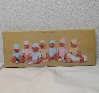 2 tele Anne Geddes con adorabili neonati