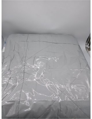 WAVVE Edredón Acolchado 240x260 cm - Edredon Cama 180/200 - Relleno Nórdico 300 gr/m² en 100% Microfibra (260x240 cm - Gris Claro)