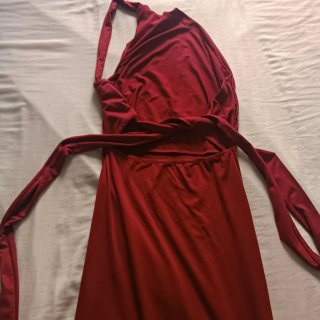 Vestido fiesta burdeos Shein Talla XS