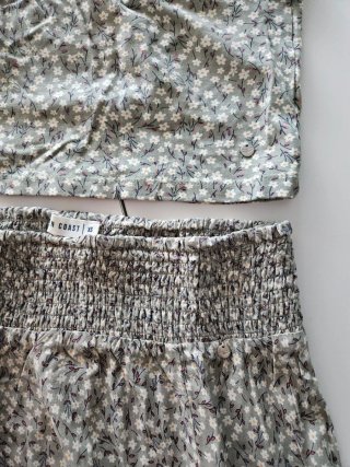 Conjunto top y pantalón estampado floral