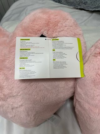 2 Cojines Corazón Rosa
