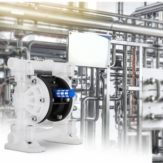 Bomba de Diafragma Doble de Aire 7GPM 100PSI Bomba de Agua de Diafragma de Polipropileno con Puertos de Entrada y Salida de 1.3 cm Bomba de Diafragma de Aire 6900.7 cm de Altura Máxima Bomba de Di...