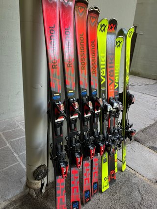 Sci Rossignol e Volkl Top Gamma 2026 LT SC RC SL