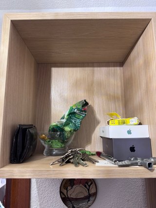 Mueble cubo EKET efecto roble blanco