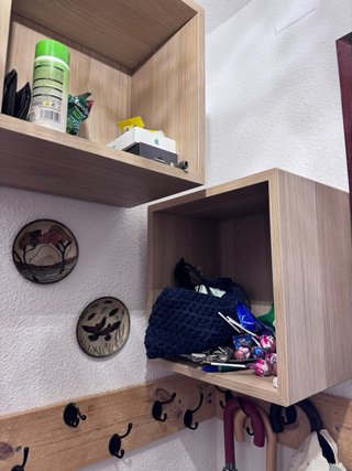 Mueble cubo EKET efecto roble blanco