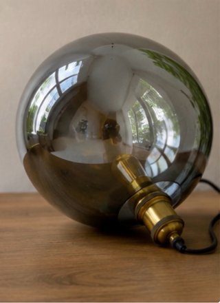 Lampadario Sospensione RINA Vetro Fumé Ø30cm