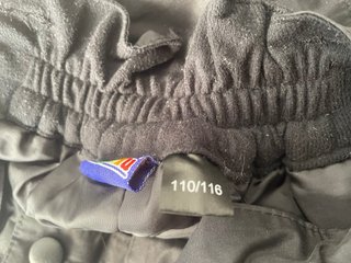 Pantaloncini da sci per bambini neri