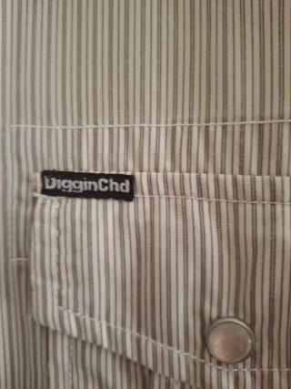 Camisa Dogg&Ch Rayas Beige .