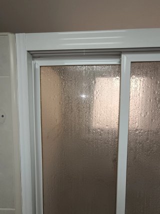 Mampara Ducha 100x180cm Aluminio y PVC