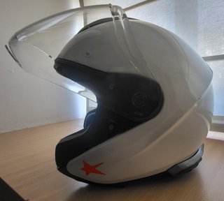 Casco Schuberth M1 Blanco Talla M con manos libres