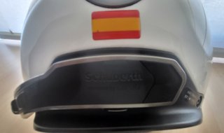 Casco Schuberth M1 Blanco Talla M con manos libres