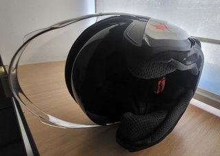 Casco Schuberth M1 Blanco Talla M con manos libres