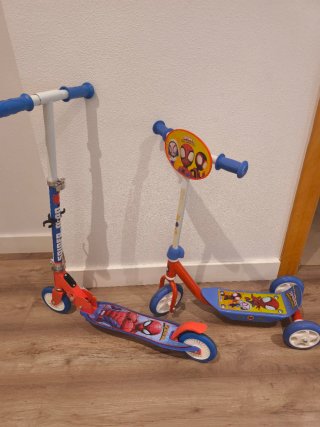 Pack 2 Patinetes Spiderman Niños