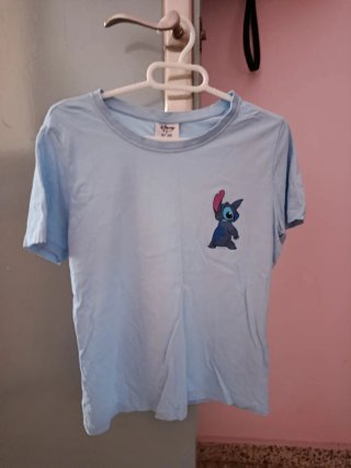 Camiseta Disney Stitch Azul Talla s