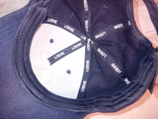 Gorra Loewe Algodón Azul Marino Nueva