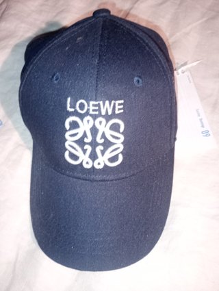 Gorra Loewe Algodón Azul Marino Nueva
