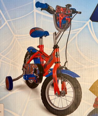 Bicicleta Infantil Spiderman Huffy 12 3-5 Años