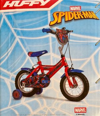 Bicicleta Infantil Spiderman Huffy 12 3-5 Años