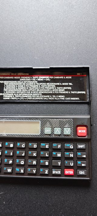 Calcolatrice Data Bank Agenda Elettronica Vintage
