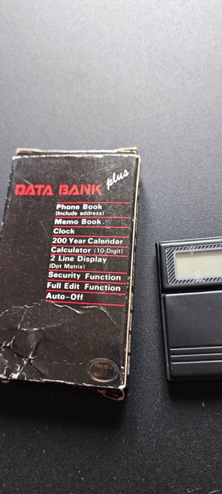 Calcolatrice Data Bank Agenda Elettronica Vintage