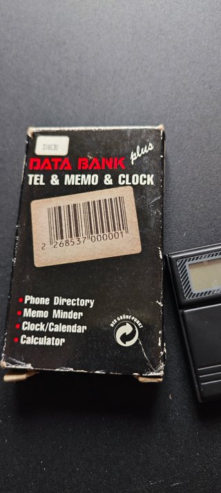 Calcolatrice Data Bank Agenda Elettronica Vintage