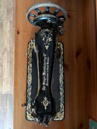 Máquina de coser antigua Singer