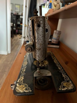 Máquina de coser antigua Singer