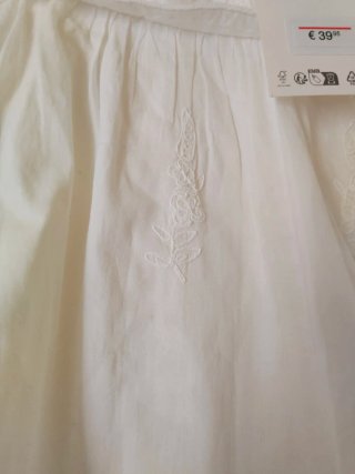 Pantalón bombacho Zara bordado Talla S