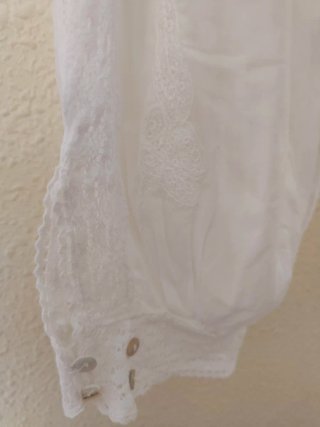 Pantalón bombacho Zara bordado Talla S
