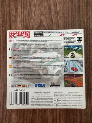 Sega Rally Championship GBA 100% completo PAL EUR