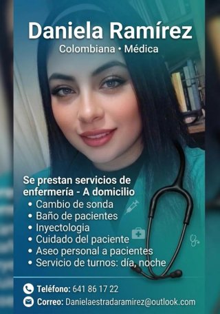 Niñera Cuidadora de adulto mayor