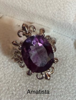 Anillos minerales Naturales plata925  Ajustables